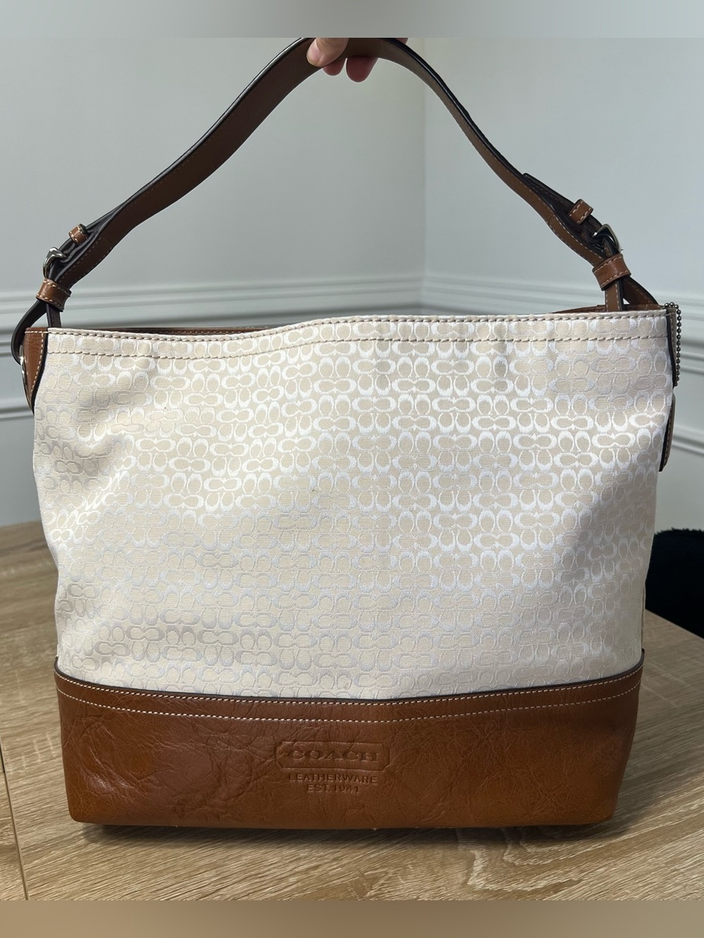 Vintage Coach Signature Shoulder Bag